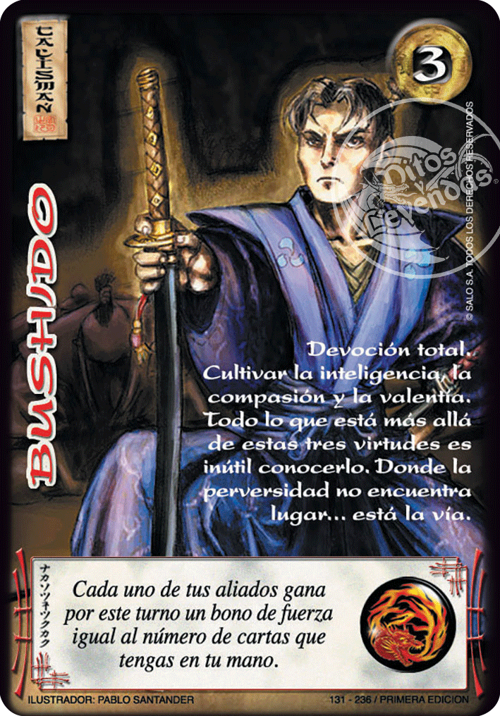 Bushido — CC - Espiritu de Dragon