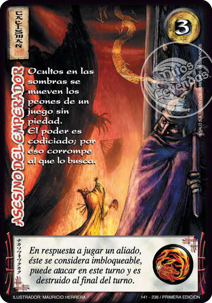 Asesino del Emperador — CC - Espiritu de Dragon
