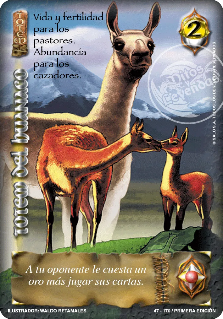 Totem de Guanaco — CC - La Cofradia