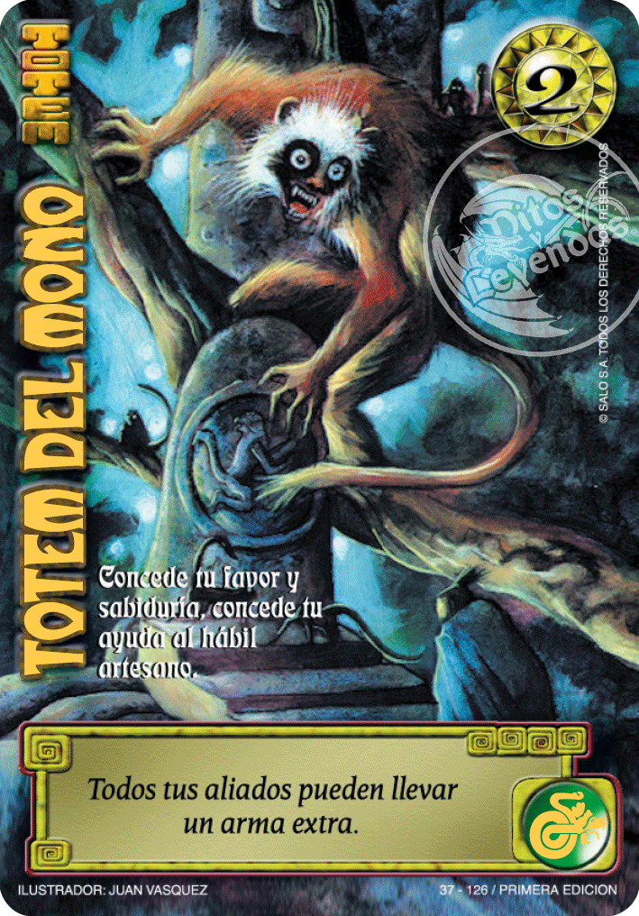 Totem del Mono — CC - La Ira del Nahual