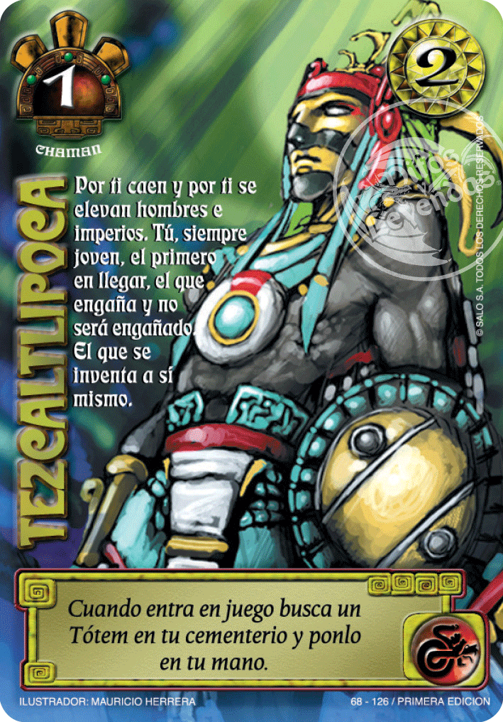 Tezcaltlipoca — CC - La Ira del Nahual