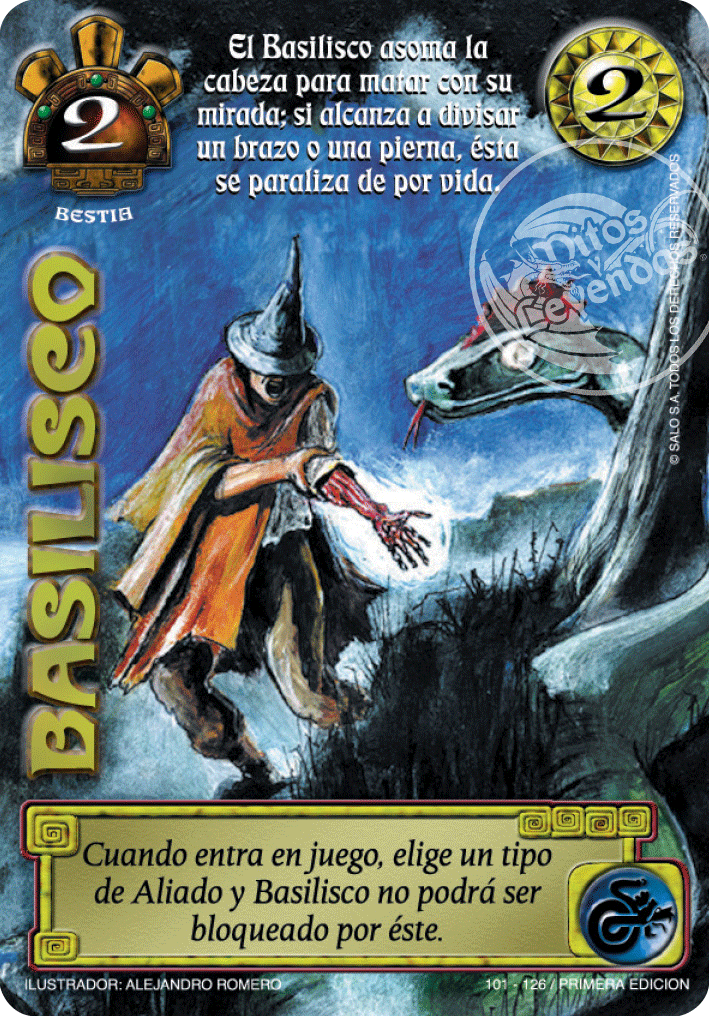 Basilisco — CC - La Ira del Nahual