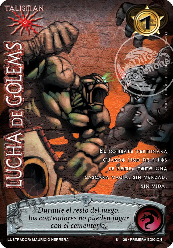 Lucha de Golems — CC - Mundo Gotico