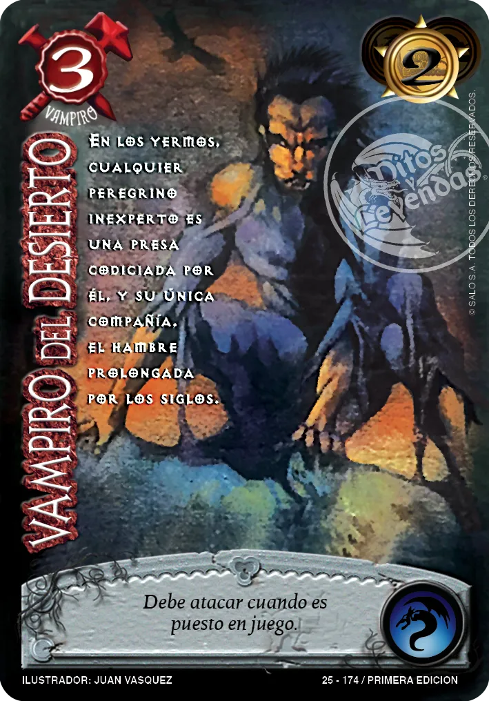 Vampiro del Desierto — CC - Mundo Gotico