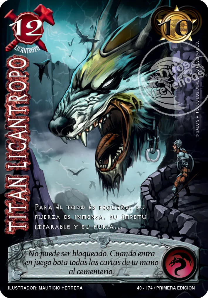 Titan Licantropo — CC - Mundo Gotico