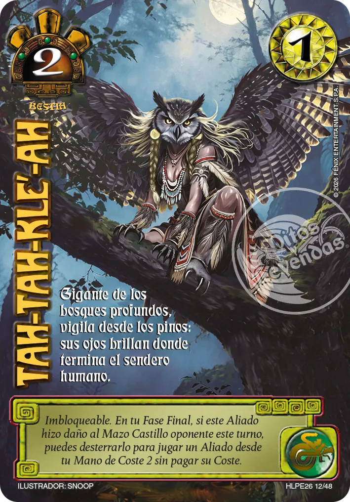 Tah-Tah-Kle'-Ah — Leyendas de Ultratumba