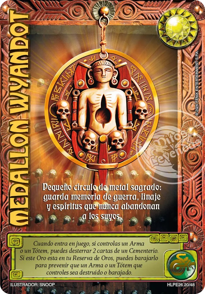 Medallón Wyandot — Leyendas de Ultratumba