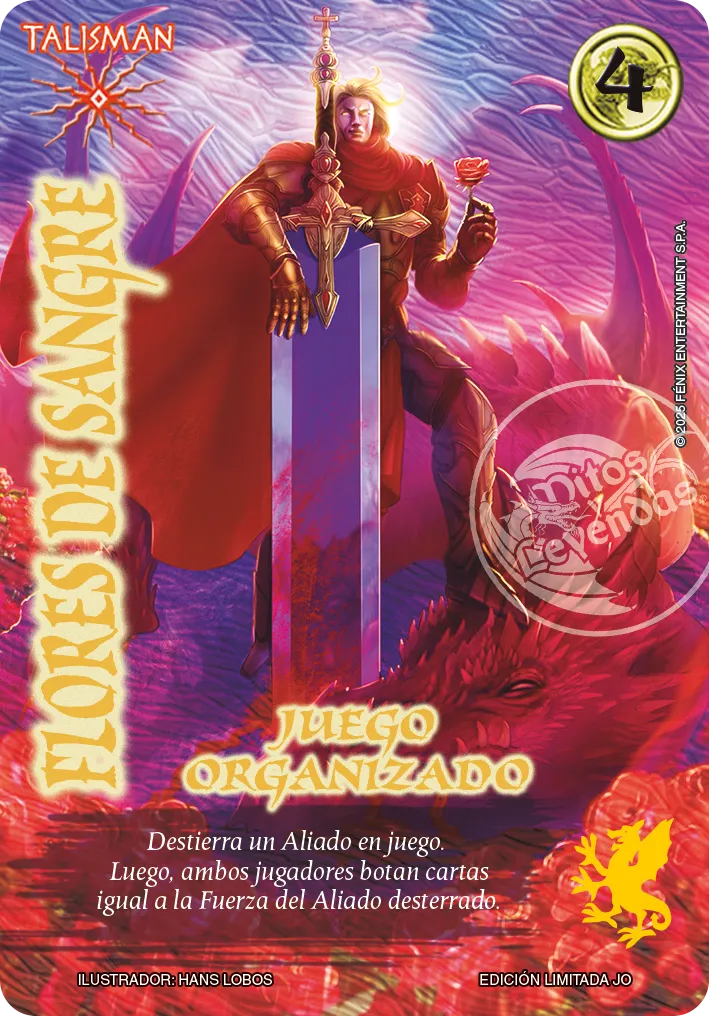 Flores de sangre — Juego Organizado