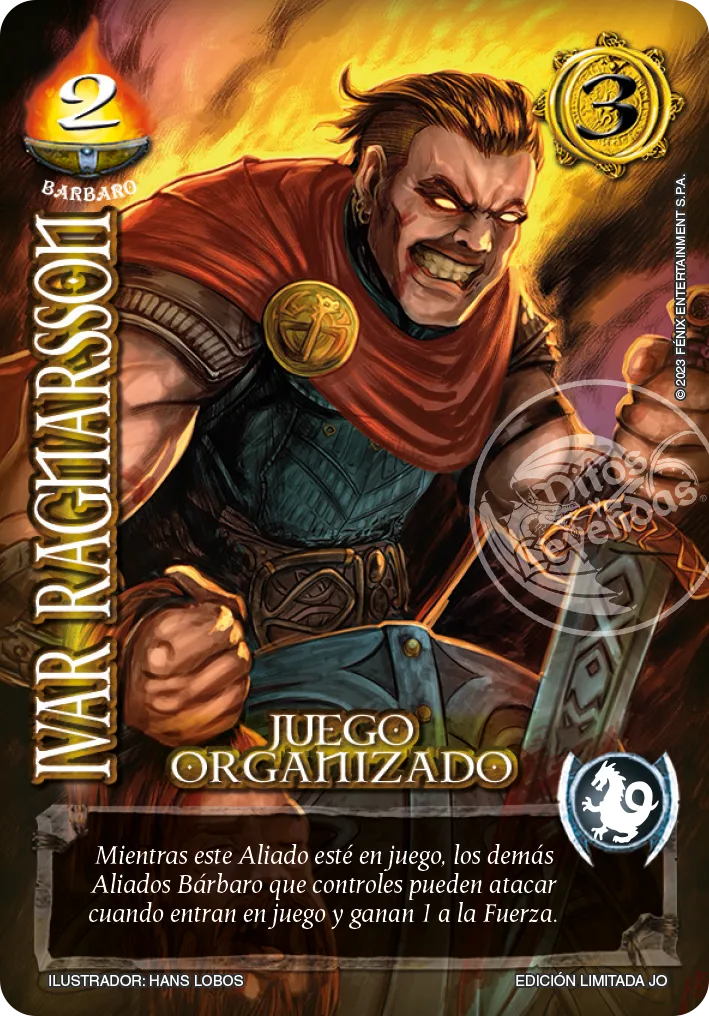 Ivar Ragnarsson — Juego Organizado