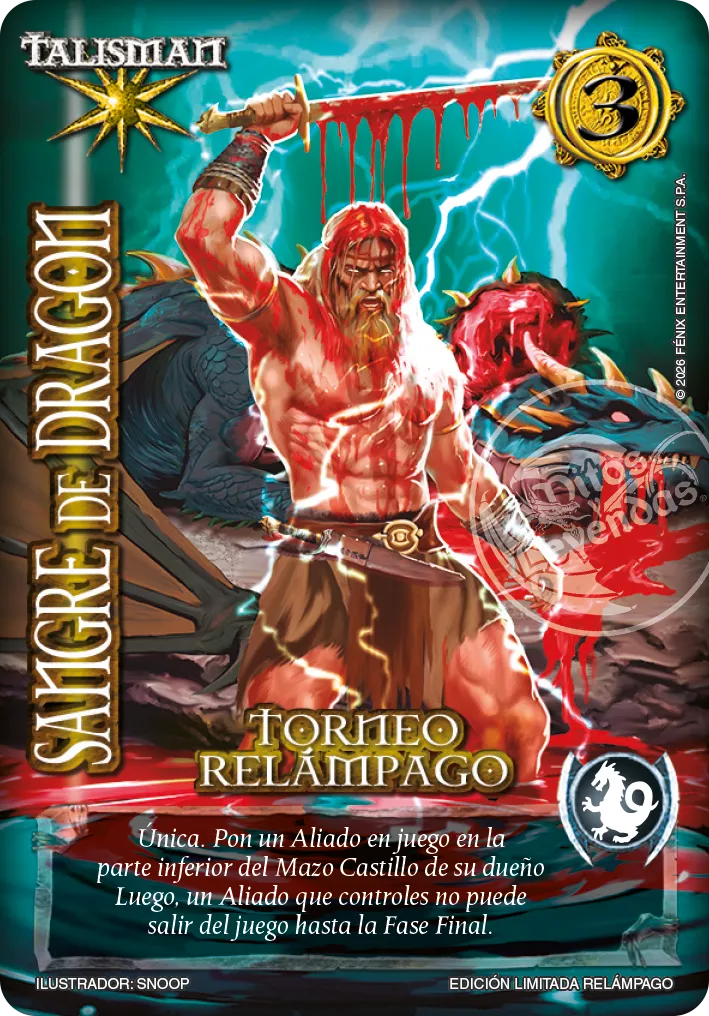 Sangre de Dragon — Juego Organizado