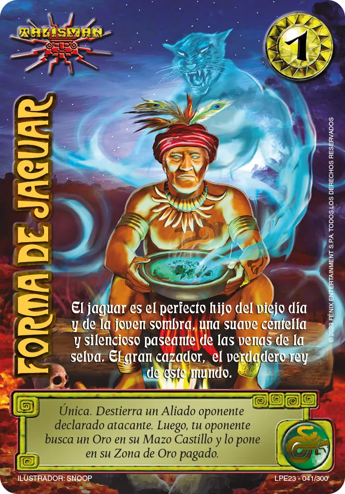 Forma de Jaguar — Leyendas 3.0