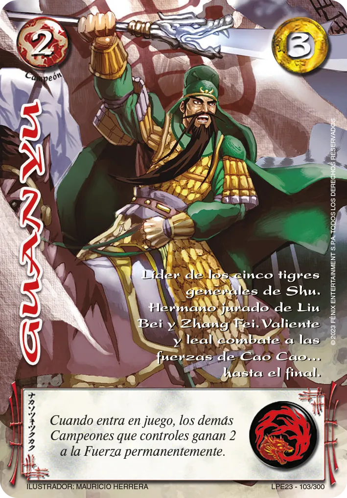 Guan Yu — Leyendas 3.0