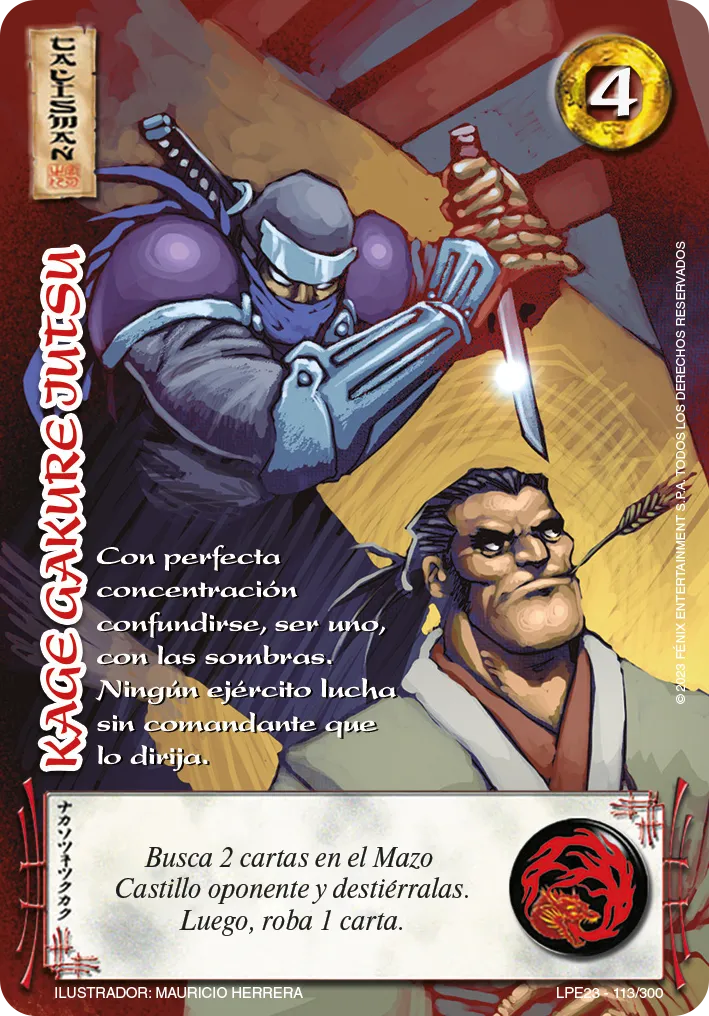 Kage Gakure Jutsu — Leyendas 3.0