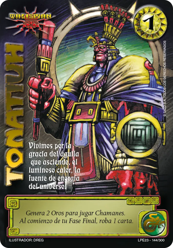 Tonatiuh — Leyendas 3.0