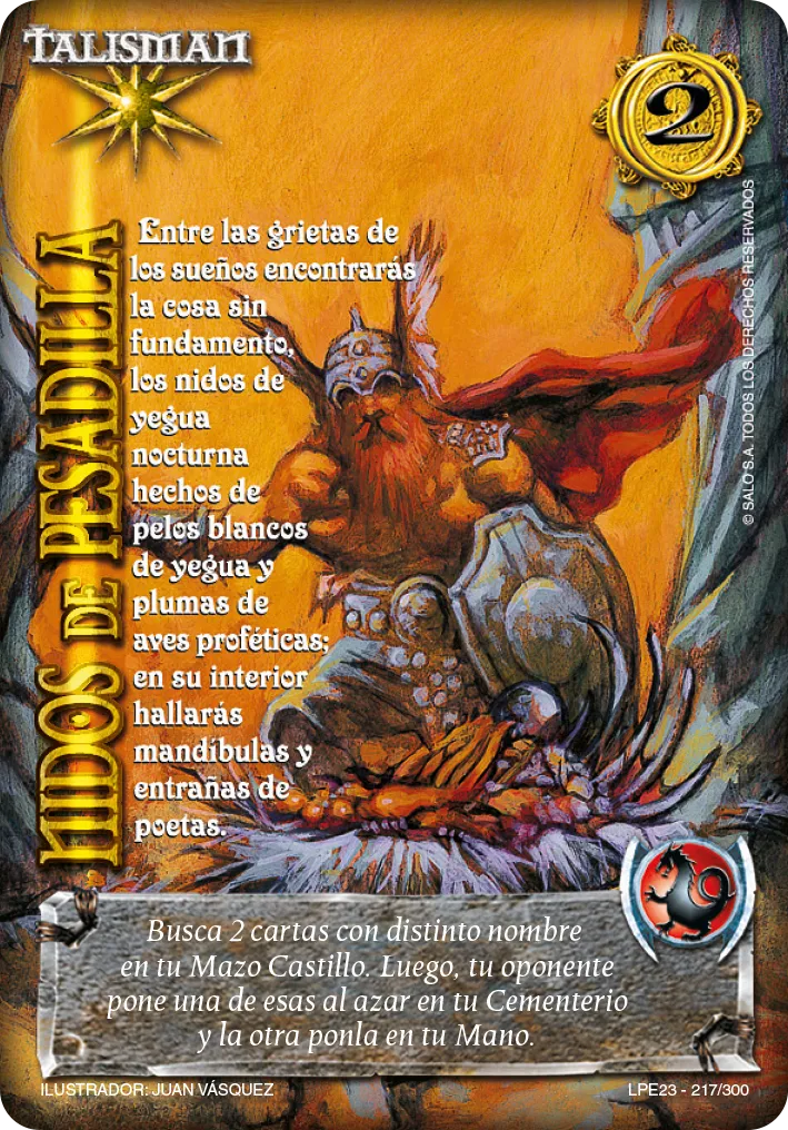 Nidos de Pesadilla — Leyendas 3.0
