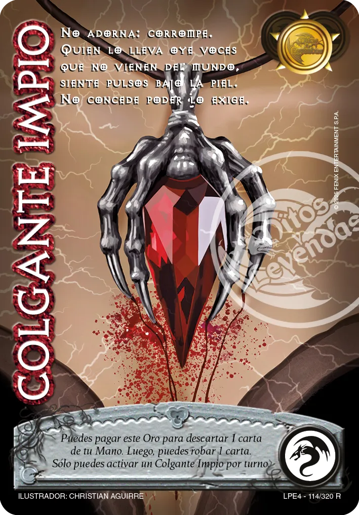Colgante Impio — Leyendas 4.0