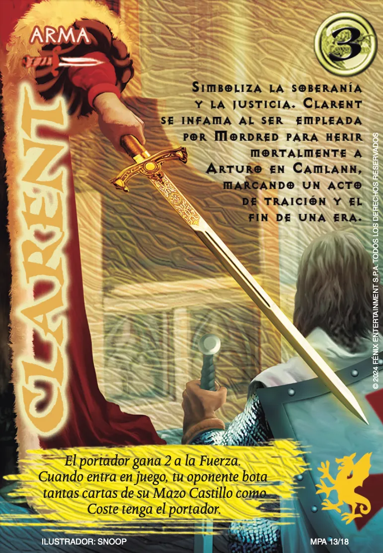 Clarent — MP - Leyendas de Avalon