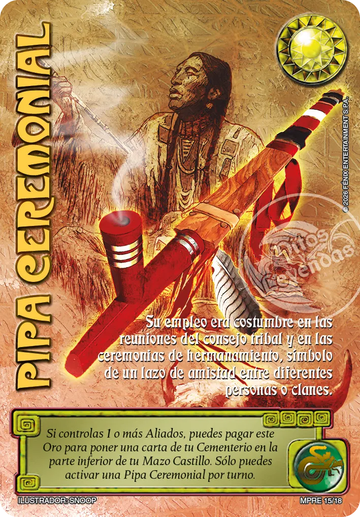 Pipa ceremonial — MP - Nube Roja