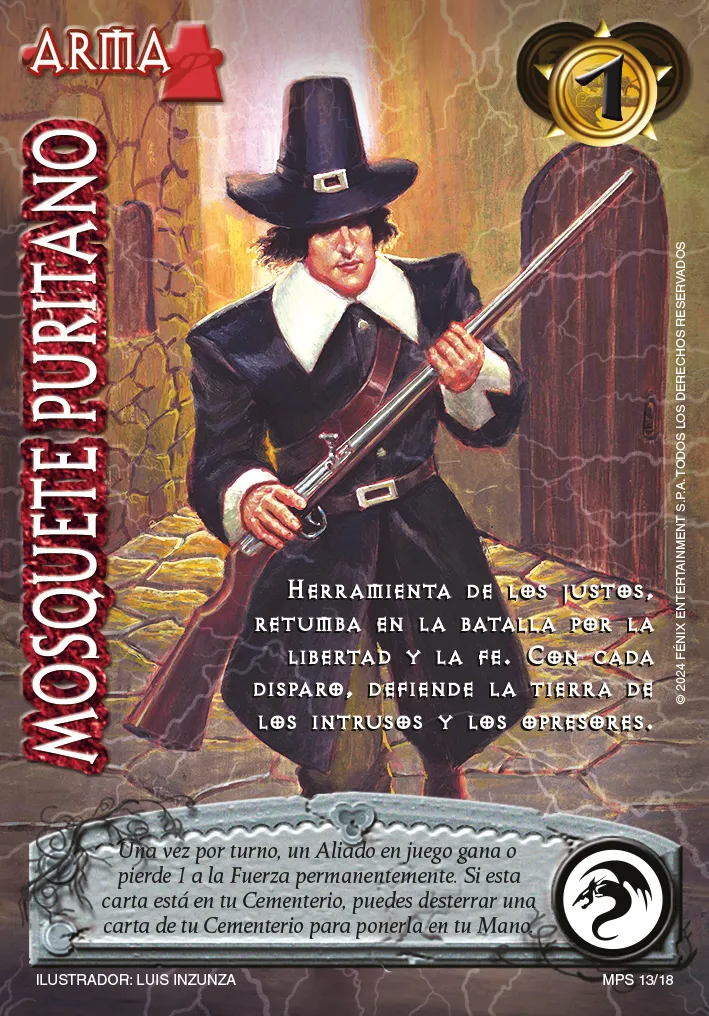 Mosquete Puritano — MP - Horrores de Salem