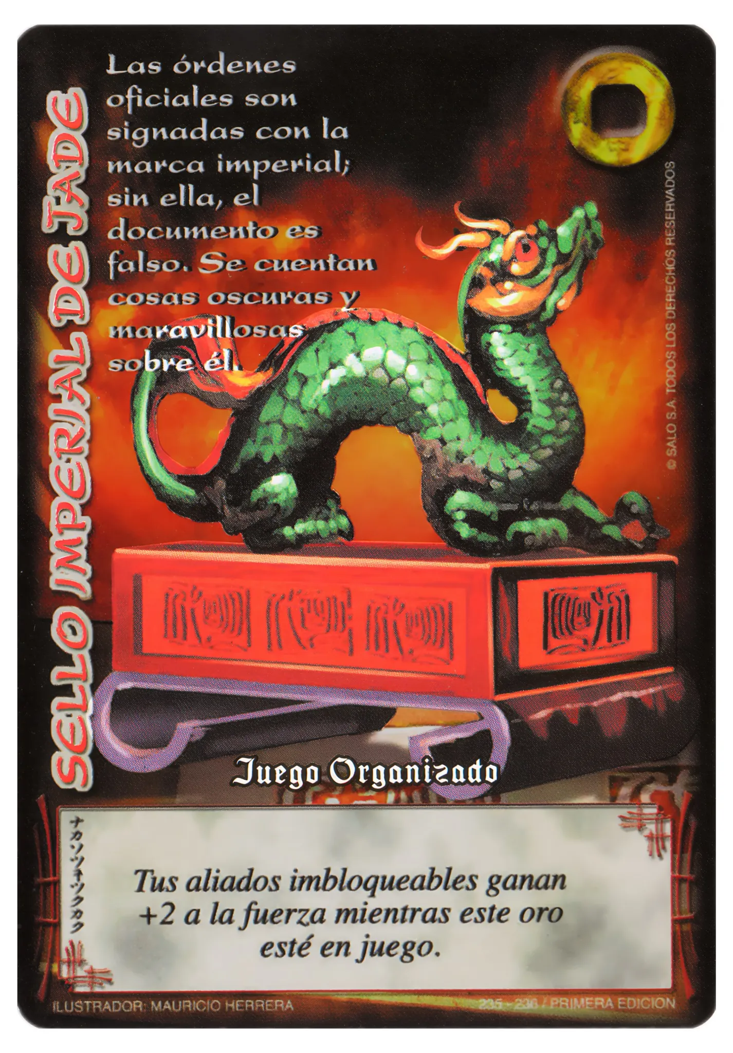 Sello Imperial de Jade — Promocionales